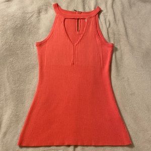 Venus! Medium in size! Salmon/orange in colour!